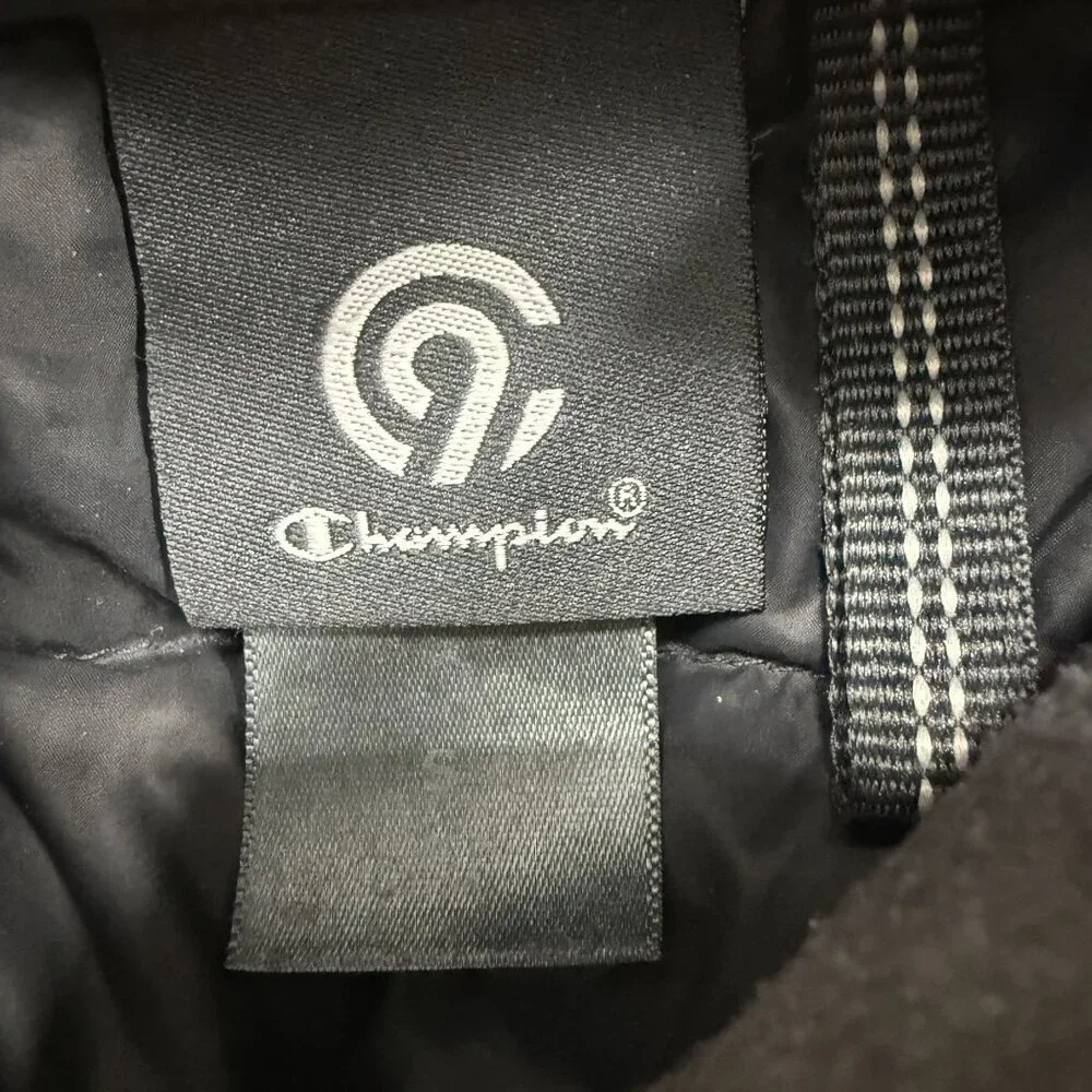 Champion C9 Puffer Jacket Mens Small Black Down - Picture 2 of 8